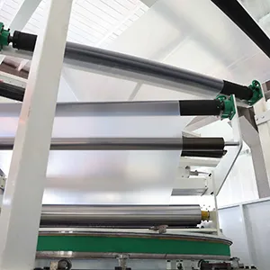 Haul-off and film flattening system