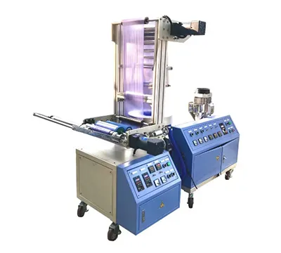 Mini blown film lab line