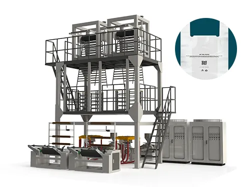 Double Die-Head Blown Film Machine