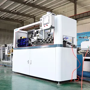 Haul-off and punching unit