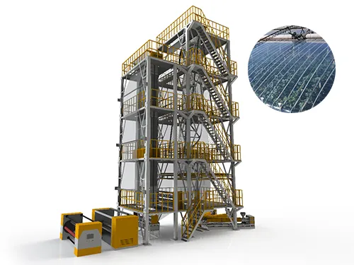 High-Transparency Greenhouse Film Blowing Machine (3–5 Layers PO Film)