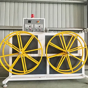 Automatic wire coiler with counter and alarm