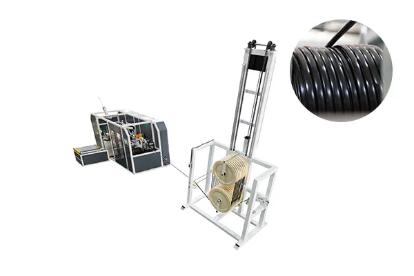 PE Pipe Coiling & Strapping Machine