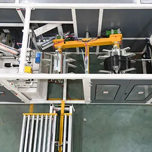 Finished product conveying and flipping unit