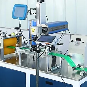 Integrated laser punching and haul-off unit