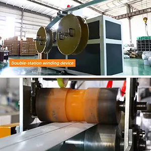 Haul-off and coiling unit