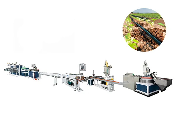 Round Dripper Irrigation Pipe Making Machine